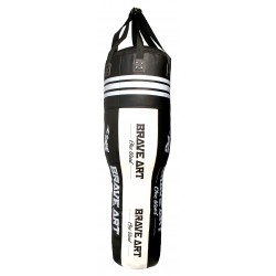 Sacco da Boxe Uppercut in Pelle Nero e Bianco BRAVE ART – BABBLF