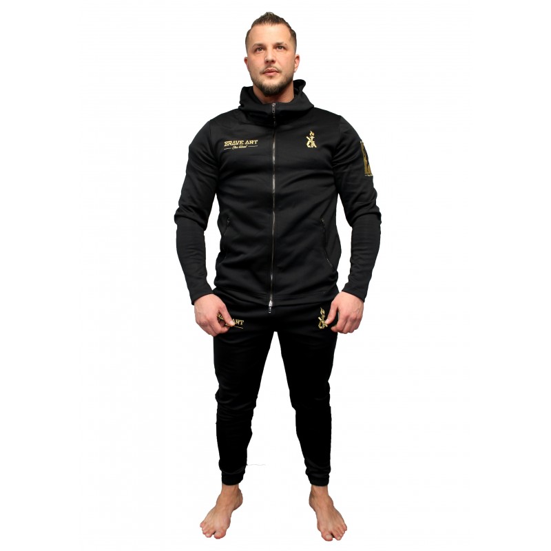 Brave Art First Kapuzenjacke Schwarz – JKT1