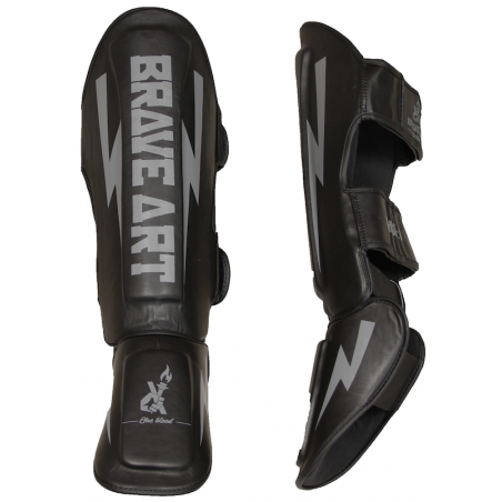 Paratibie e Parapiedi Brave Art Classic One – Nero & Grigio – PTPUBY