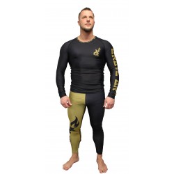 Rashguard a Maniche Lunghe Brave Art BG Nero & Oro – RALSBGBA