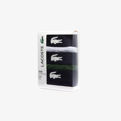 Lot De 3 Boxers Courts Casual Unis Lacoste