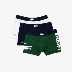 Lot De 3 Boxers Courts Casual Unis Lacoste