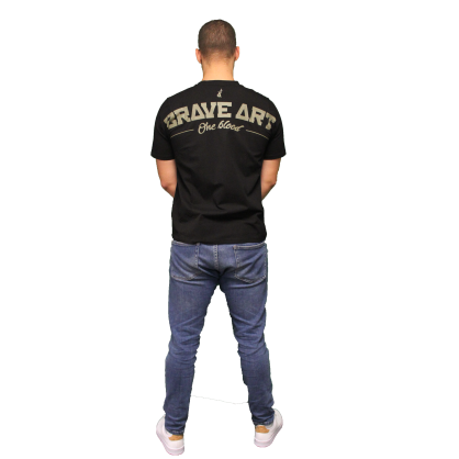 T-Shirt Empire Brave Art – Noir – Élégance et Confort Premium