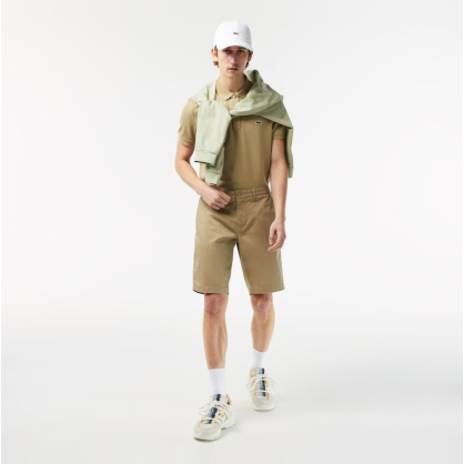 Bermuda Slim Fit Homme Lacoste FH2647 – Coton Stretch & Finition Premium