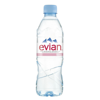 Evian Natural Mineral Water from the Alps | Pure, Balanced Hydration