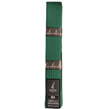 Brave Art Kids BJJ Belt Green – BACBG