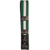 Ceinture BJJ enfant Brave Art verte et blanche – coton solide M00–M4