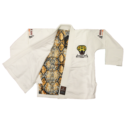 Brave Art Kids BJJ Gi Anaconda White – Durable & Stylish Kimono