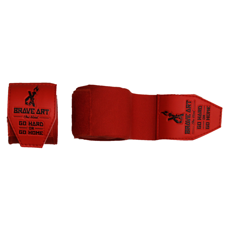 Brave Art Boxbandagen 4,5 m – Rot – BABBR