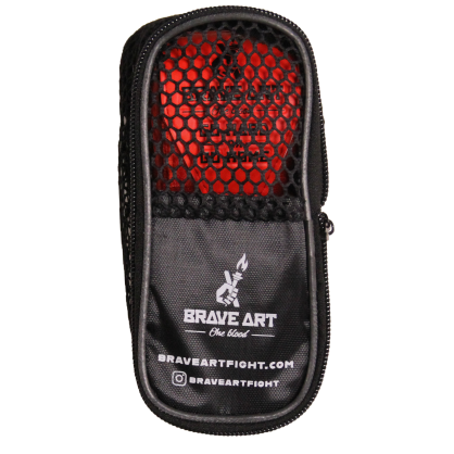 Brave Art Boxing Hand Wraps 4.5m Red – Silicone Velcro Closure