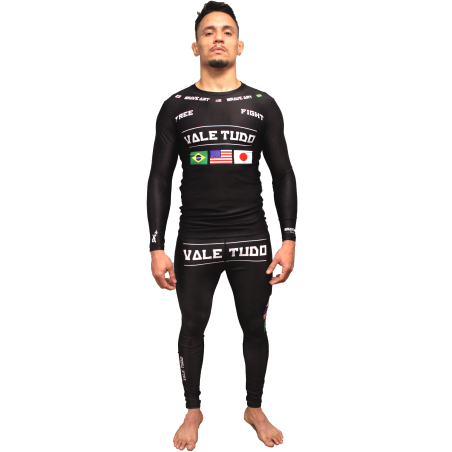 Brave Art Rashguard Vale Tudo Nero – Manica Lunga – BARLSVT23