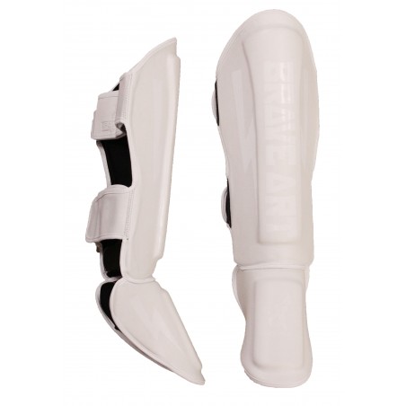 Classic One White Tone-on-Tone Shin and Foot Guards – Brave Art PTPUFW