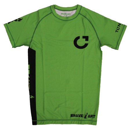 Brave Art Rashguard Kurzarm Grün – BARSSTO