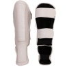 Classic One White Tone-on-Tone Shin and Foot Guards – Brave Art PTPUFW