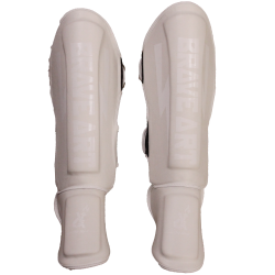 Classic One White Tone-on-Tone Shin and Foot Guards – Brave Art PTPUFW