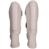 Classic One White Tone-on-Tone Shin and Foot Guards – Brave Art PTPUFW