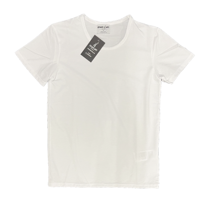 T-shirt Slim Fit Brave Art Blanc – 100 % Coton, Style Épuré & Confort Premium