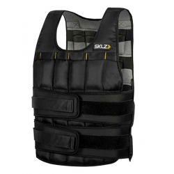 Gilet de Poids SKLZ Vest Pro Noir – Résistance Ajustable jusqu’à 9 kg