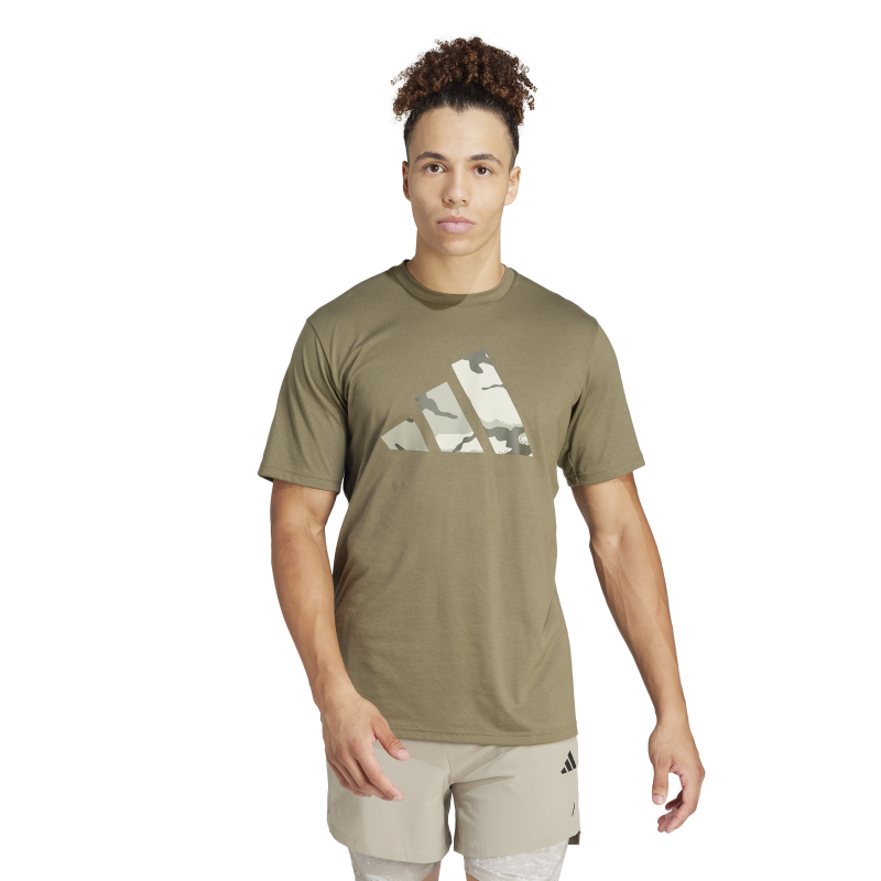 T-shirt camouflage Train Essentials Brand Love Adidas