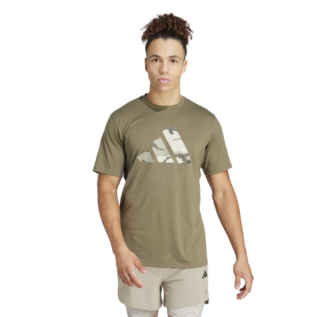T-shirt camouflage Train Essentials Brand Love Adidas - IM7452