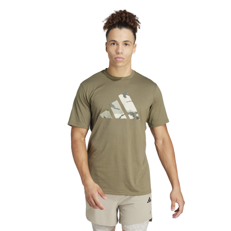 T-shirt camouflage Train Essentials Brand Love Adidas