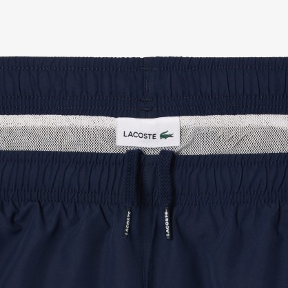 Short de bain enfant Lacoste color-block – Léger, résistant, stylé