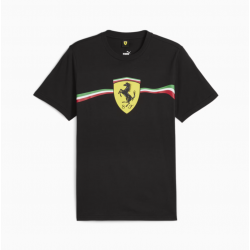 T-shirt avec grand écusson Scuderia Ferrari Motorsport Puma