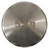Haltère Electroplating 5 kg – Métal chromé élégant, format compact, prise ergonomique
