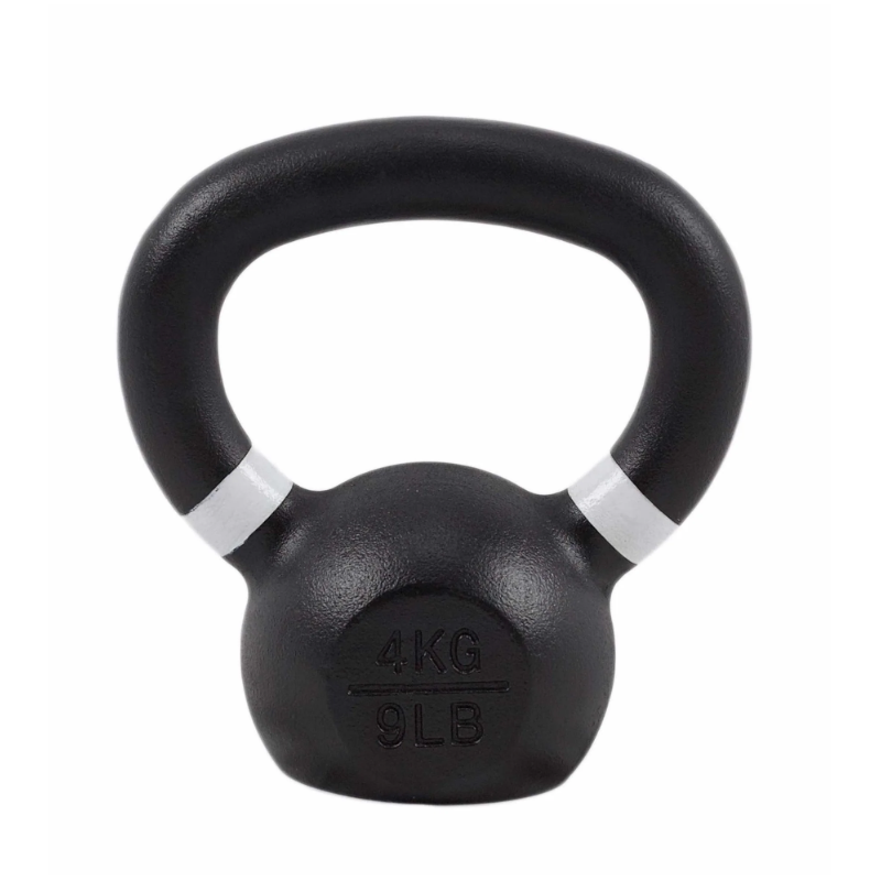 Kettlebell Enduit de poudre fonte 4 KG - KB4