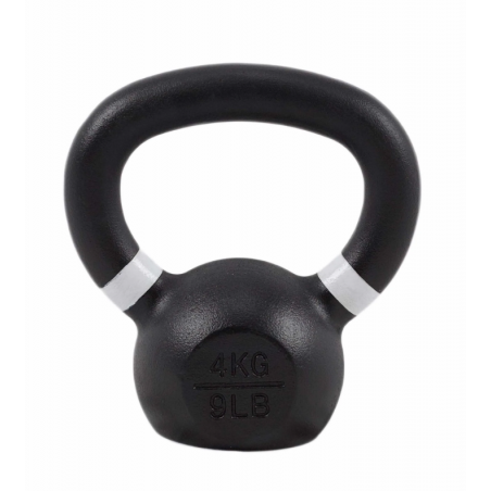 Kettlebell Enduit de poudre fonte 4 KG