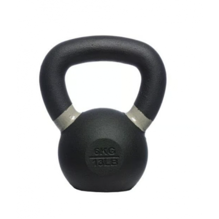 Kettlebell Enduit de poudre fonte 6 KG