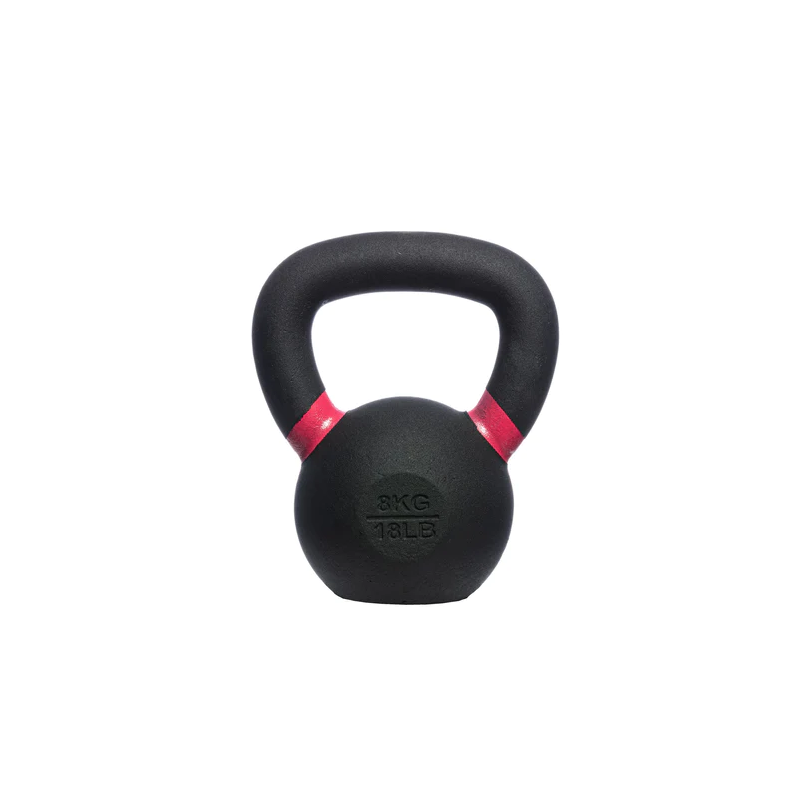 Kettlebell Enduit de poudre fonte 8 KG - KB8