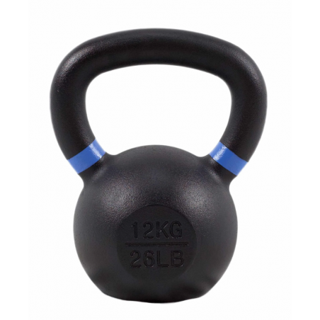 Kettlebell Enduit de poudre fonte 12 KG - KB12