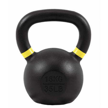 Kettlebell Enduit de poudre fonte 16 KG - KB16