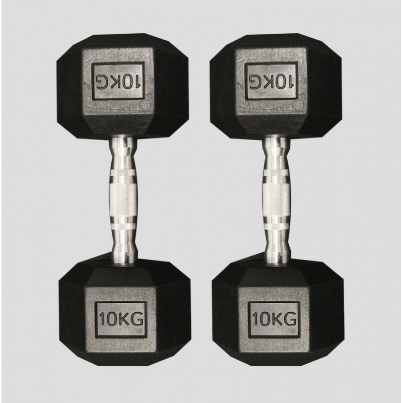 Haltère hexagonal 10 KG - HD10