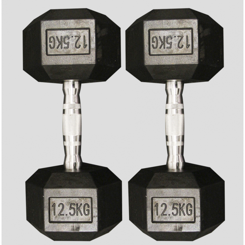 Hex Dumbbell 12.5 kg – HD12.5 | Safe, Compact & Floor-Proof Weight