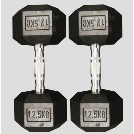 Haltère hexagonal 12.5 KG - HD125