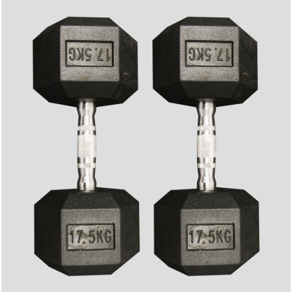 Hex Dumbbell 17.5 kg – HD17.5 | Compact & Safe Strength Tool