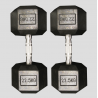 Haltère Hexagonal – Hex Dumbbell anti-roulement, prise ergonomique, ultra résistant