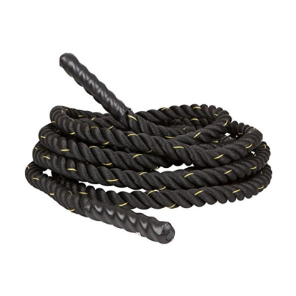 Battle Rope 12m – Corde d’entraînement robuste, poignées antidérapantes, nylon haute résistance