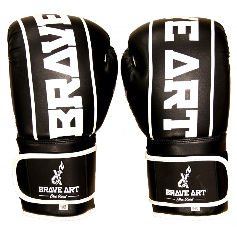 Guantoni da Boxe Classic One Brave Art – Nero e Bianco – BGPUBW