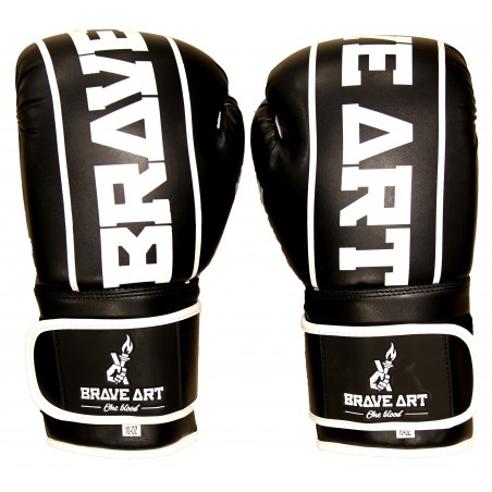 Guantoni da Boxe Classic One Brave Art – Nero e Bianco – BGPUBW
