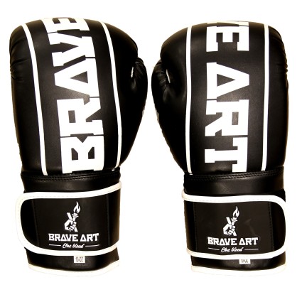 Brave Art Boxing Gloves BGPUBW – Classic One Black White Training