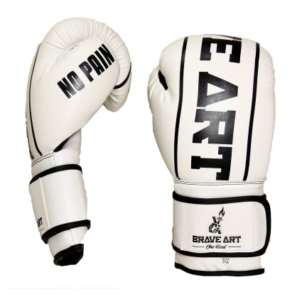 Brave Art Gloves BGCOWB – Classic One White Black Boxing & MMA Gear