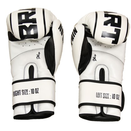Brave Art Gloves BGCOWB – Classic One White Black Boxing & MMA Gear