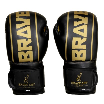 Gants Classic One Brave Art – Noir & Doré, Puissance & Prestige