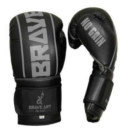 Gants Classic One Brave Art – Noir & Gris, Puissance & Élégance