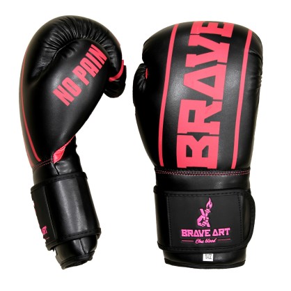 Gants Classic One Brave Art – Noir & Rose, Style & Performance