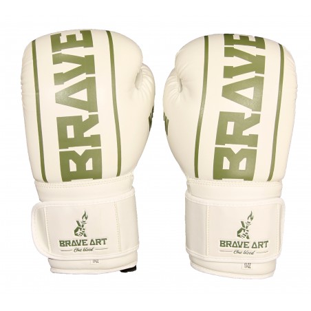 Gants Classic One Brave Art – Blanc & Vert, Puissance & Équilibre Gants Classic One Brave Art – Blanc & Vert, Puissance & Équilibre