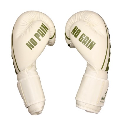 Gants Classic One Brave Art – Blanc & Vert, Puissance & Équilibre